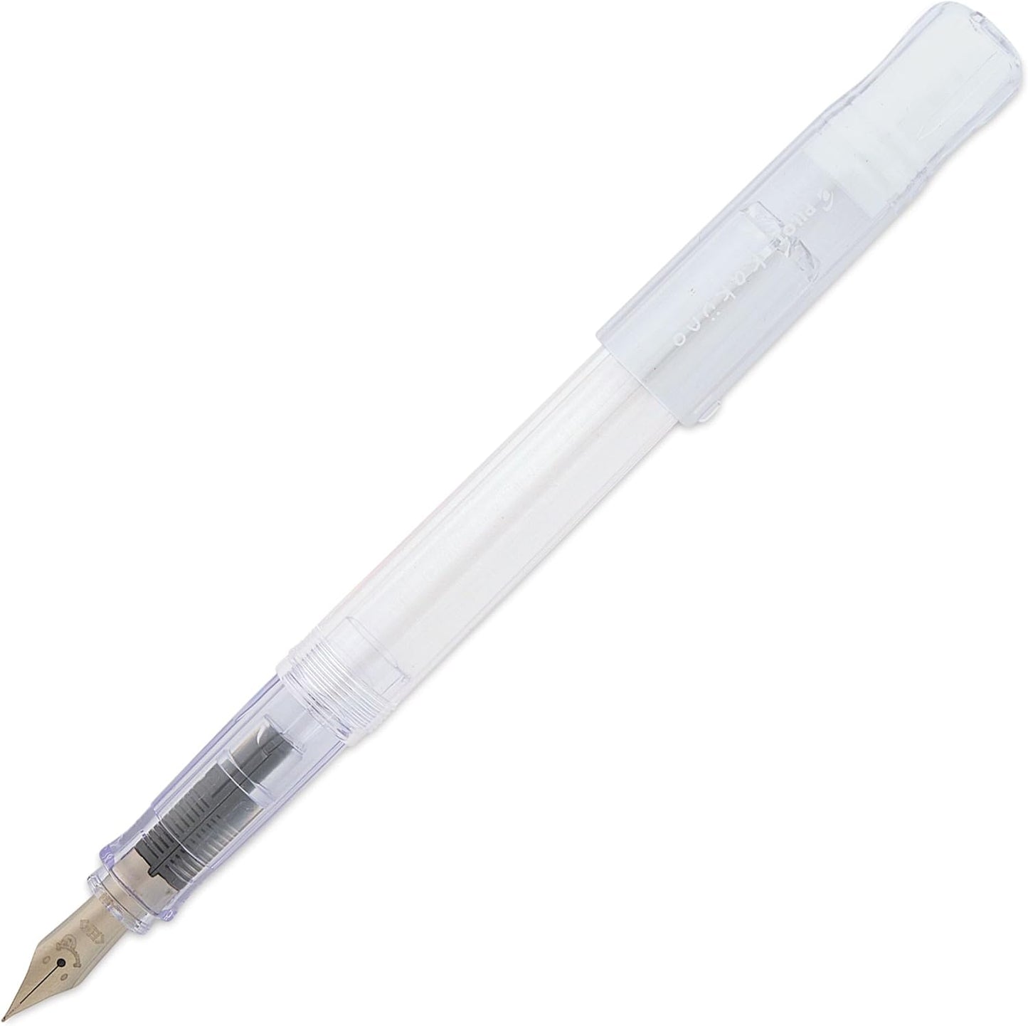 PILOT Kakuno Fountain Pen Extra Fine Nib - CLEAR BODY